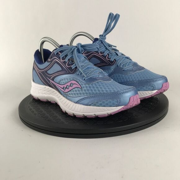 Saucony Cohesion 12 Blue Athletic Running Shoes S10473-3 Women’s Size 7.5 - Picture 3 of 12